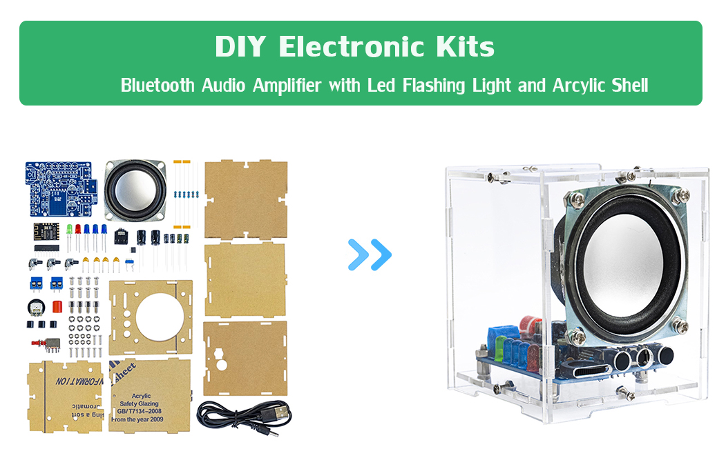 DIY Bluetooth Audio Amplifier Electronic Kits DIY Speaker Kits for